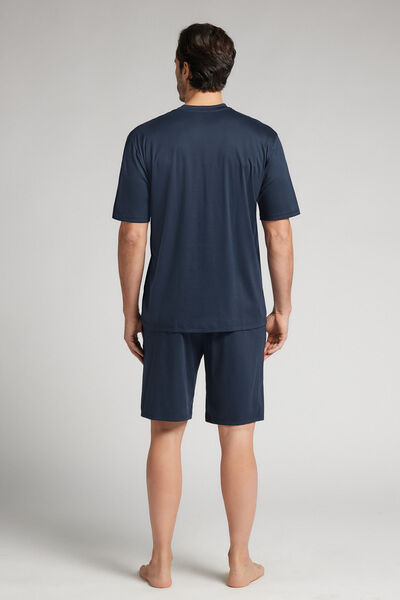 Short Mercerised Premium Cotton Pyjamas