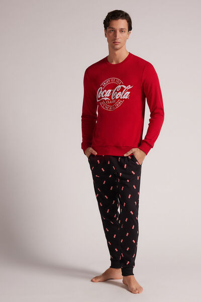 Full-Length Cotton Pyjamas with Coca-Cola® Logo