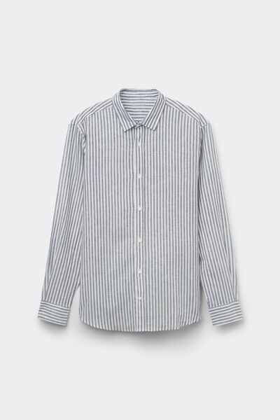 Camicia in Lino e Cotone